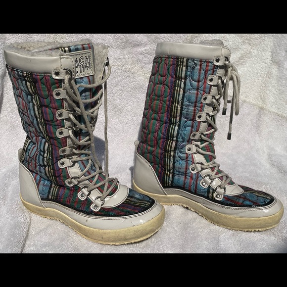 Coach Peggey signature C snow boot US sz 7 - Picture 7 of 10